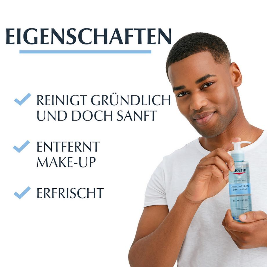 Eucerin DermoClean Gel Detergente Rinfrescante 