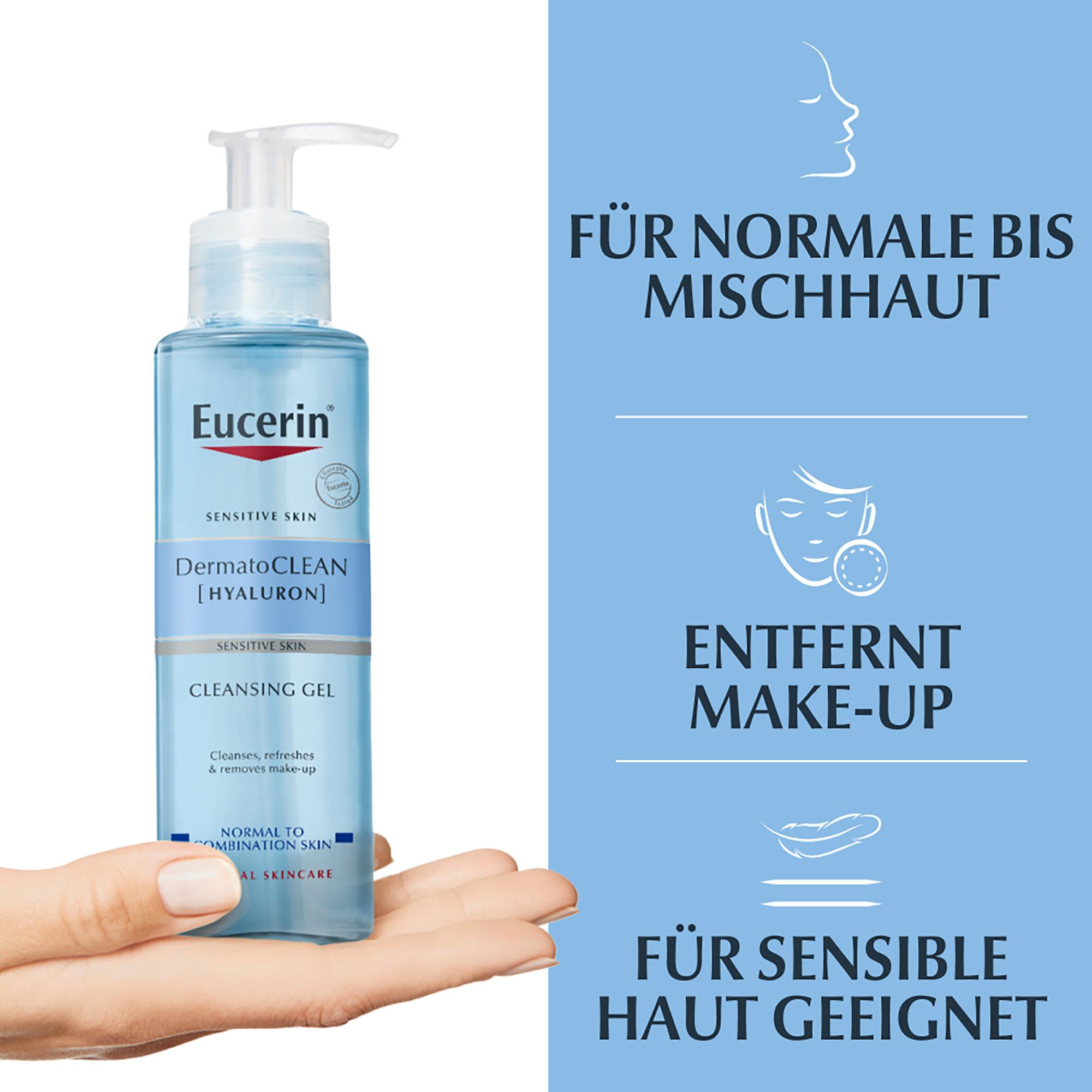 Eucerin DermoClean Gel Detergente Rinfrescante 