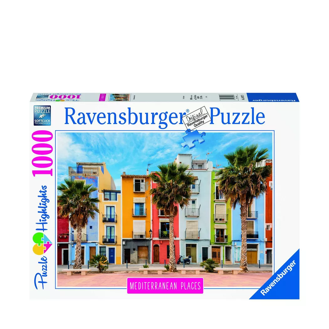Ravensburger - Puzzle Mediterranean Spain, 1000 Teile, Multicolor