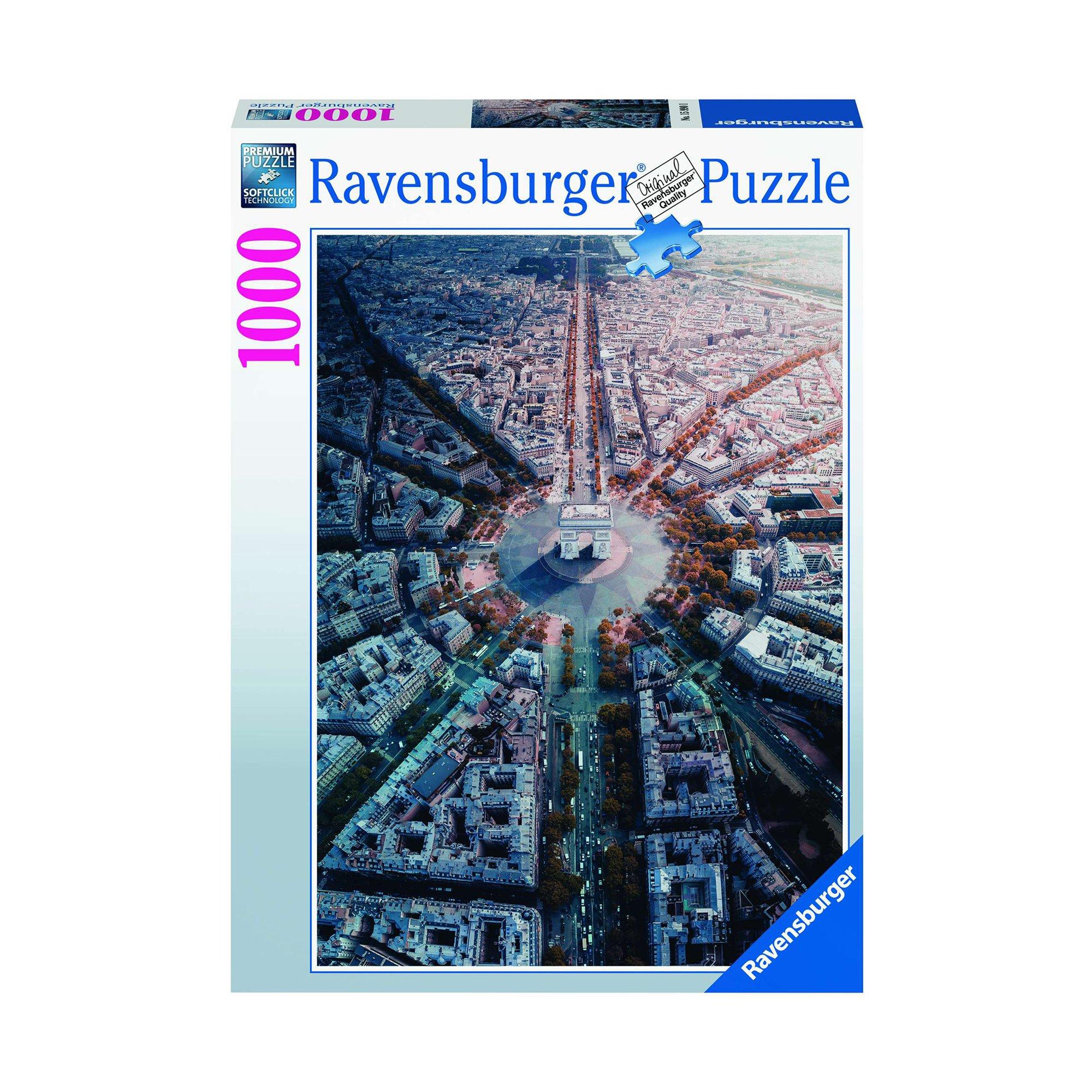 Image of Puzzle Paris von Oben, 1000 Teile Multicolor