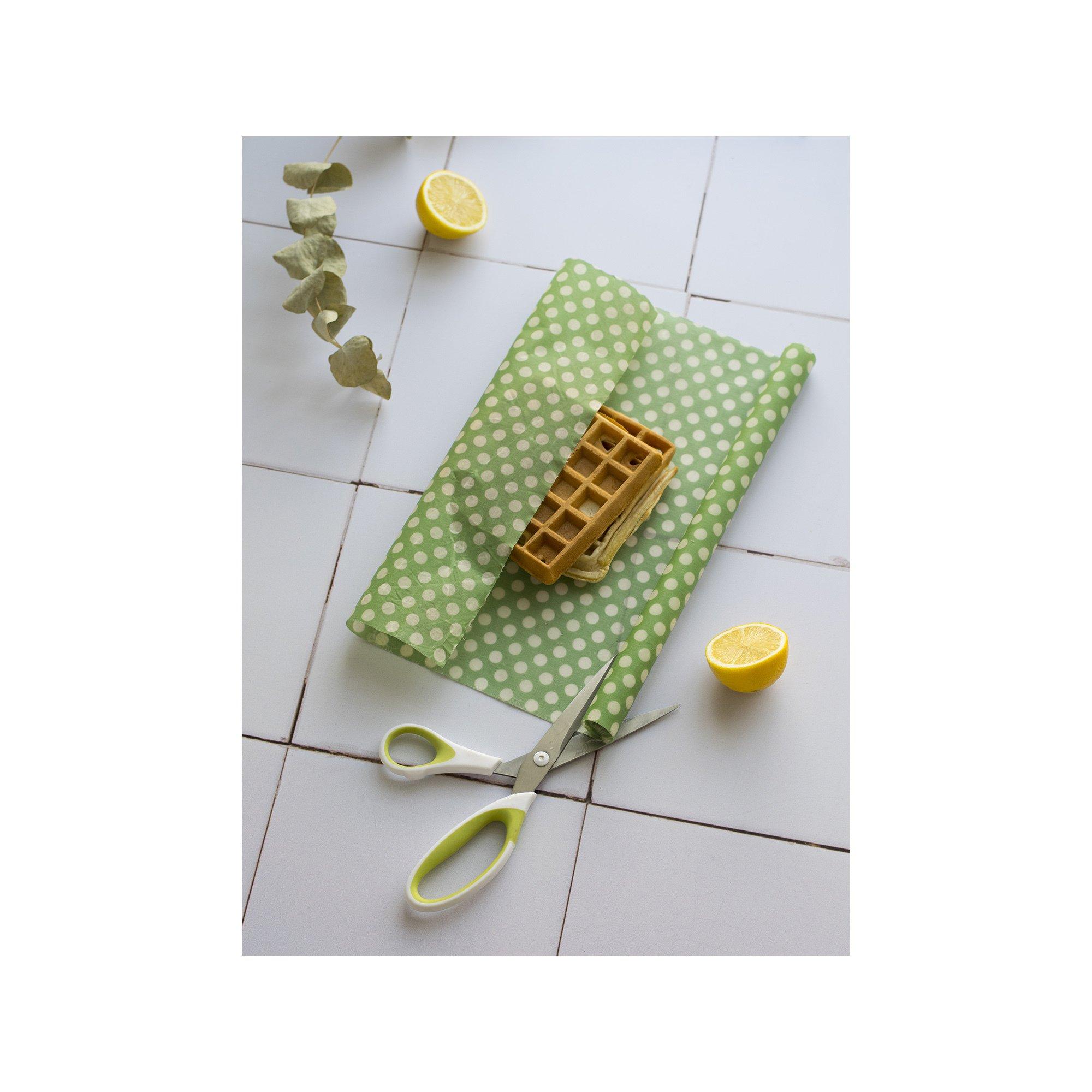 Pebbly Points Tissu cire d'abeille -rouleau 