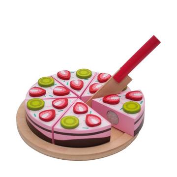 Gâteau aux fraises à couper