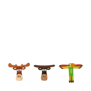 Lettre en bois T, assortiment aléatoire