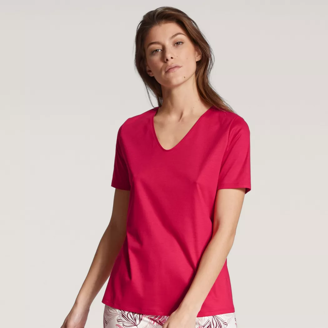 Calida - Shirt, für Damen, Rot, Größe 2XS