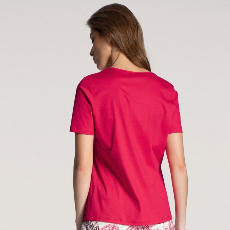 CALIDA Maglietta Scollo a V Maniche Corte  