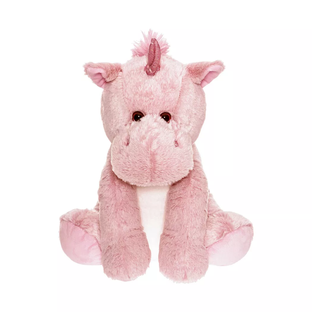 Teddykompaniet Plüsch Einhorn sitzend rosa 40cm 2