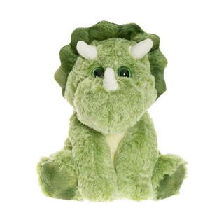TEDDYKOMPANIET  Dinosaure assise vert en peluche 