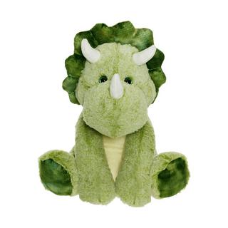 TEDDYKOMPANIET  Dinosaure assise vert en peluche 