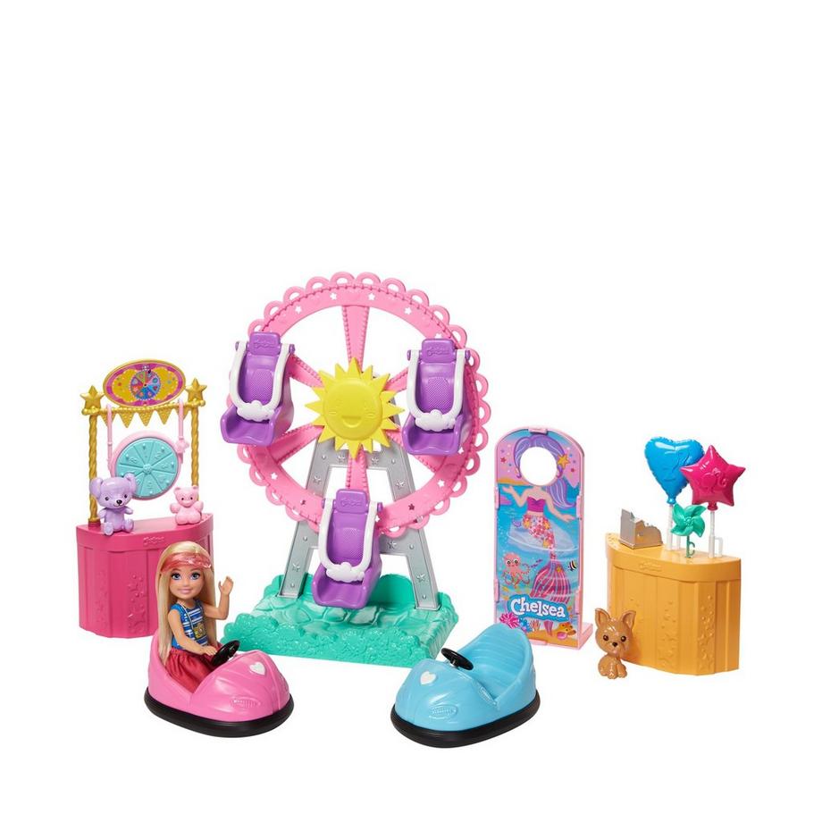 Barbie  Chelsea Puppe und Jahrmarkt Spielset 