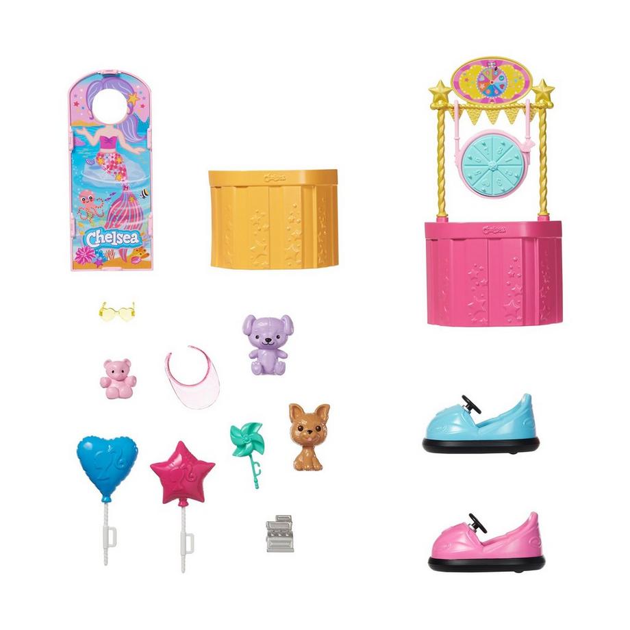 Barbie  Chelsea Puppe und Jahrmarkt Spielset 