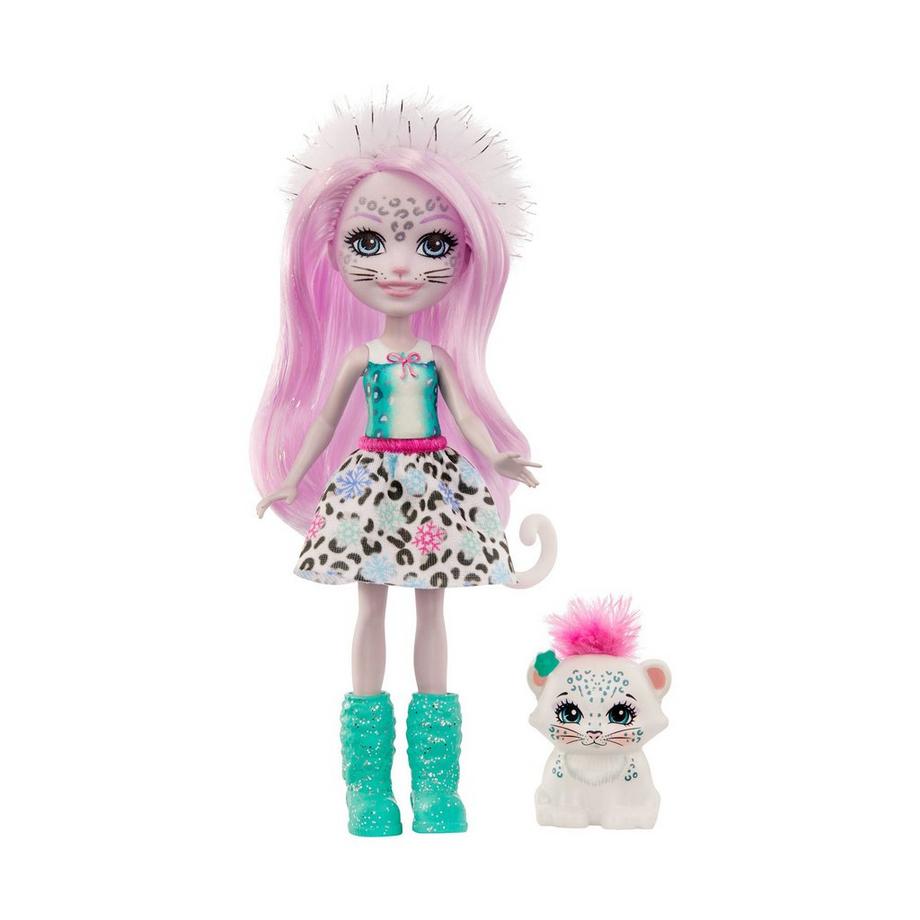 Enchantimals  Sybill Snow Leopard und Flake 
