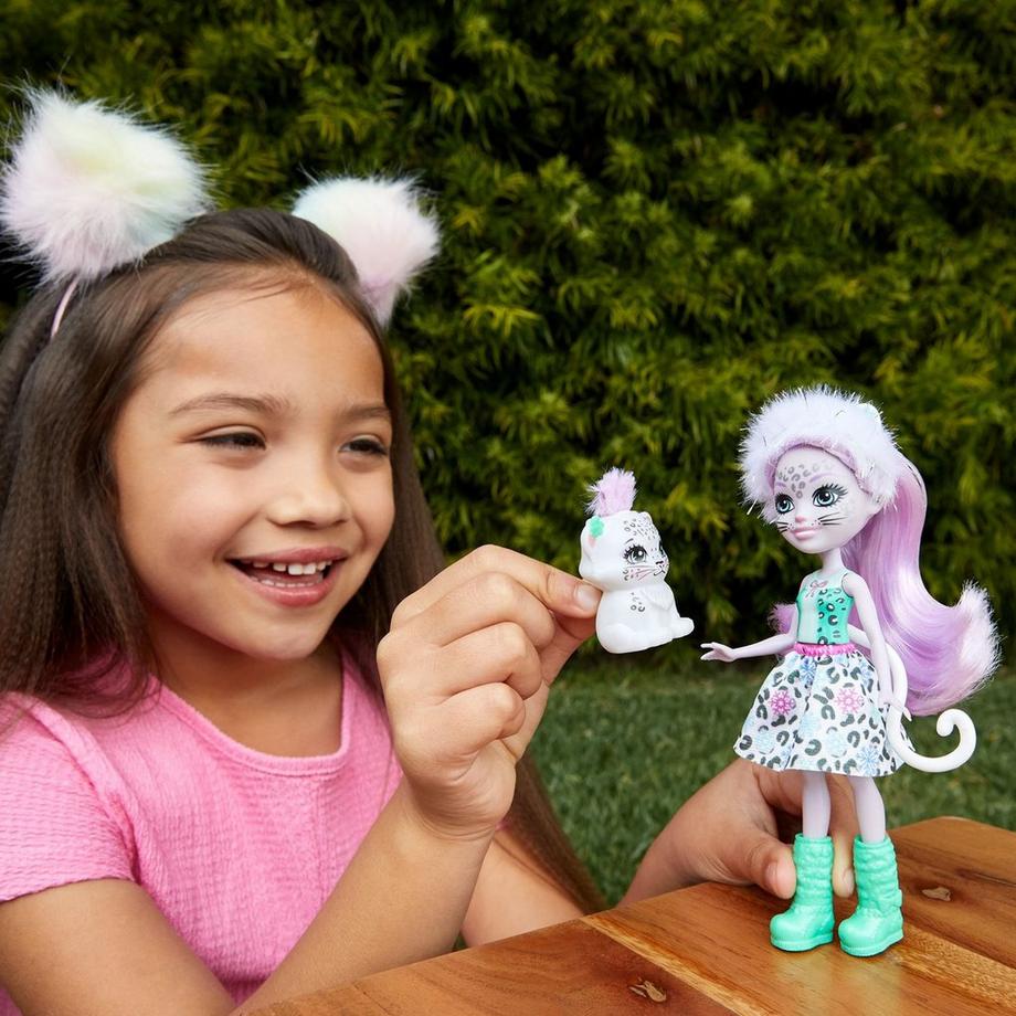 Enchantimals  Sybill Snow Leopard und Flake 