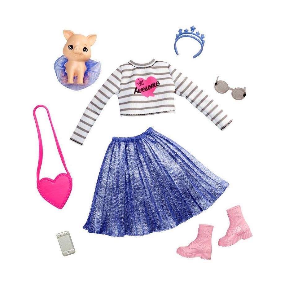 Barbie  „Prinzessinnen Abenteuer" Fashion und Schweinchen 