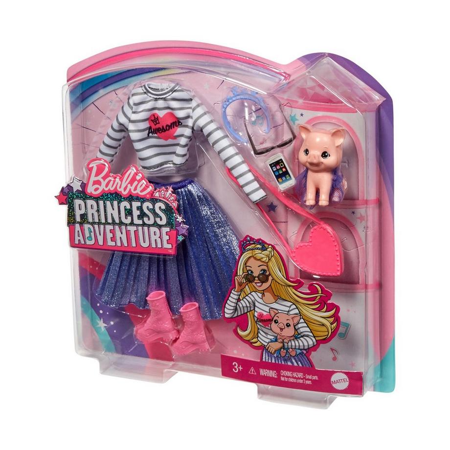 Barbie  „Prinzessinnen Abenteuer" Fashion und Schweinchen 