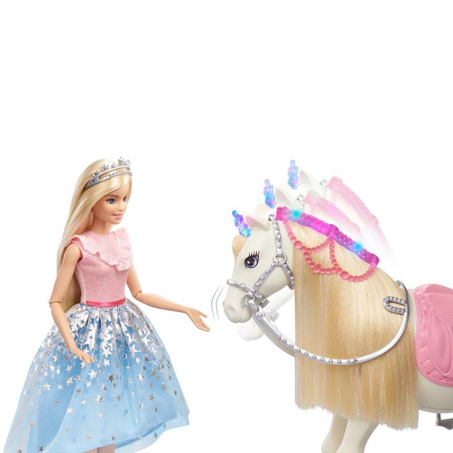 Barbie  "Prinzessinnen Abenteuer" Tanzendes Pferd und Puppe 
