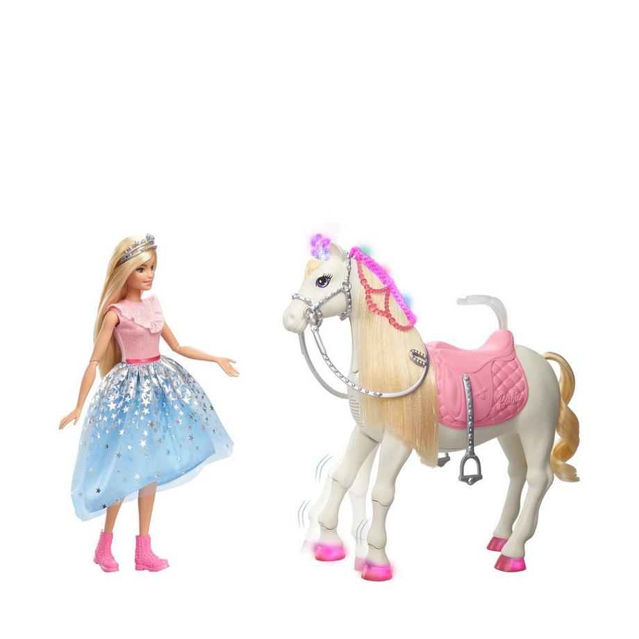 Barbie  "Prinzessinnen Abenteuer" Tanzendes Pferd und Puppe 