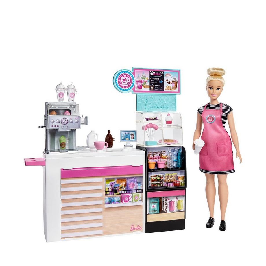Barbie  Naschcafé Spielset und Puppe 