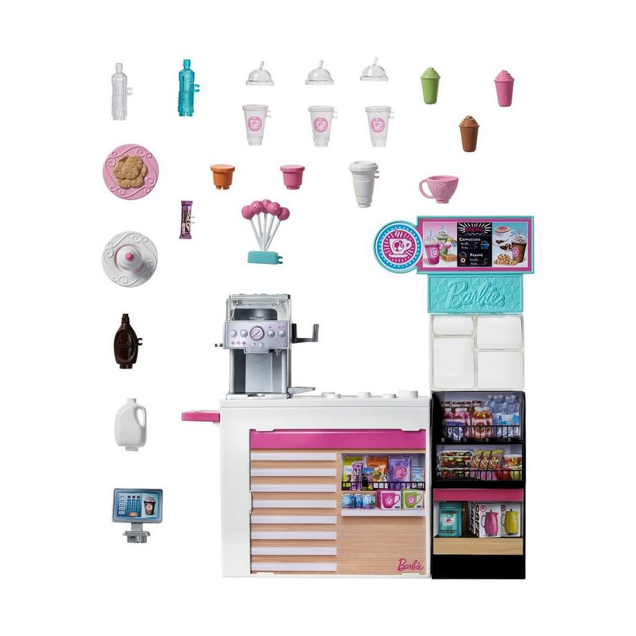 Barbie  Naschcafé Spielset und Puppe 