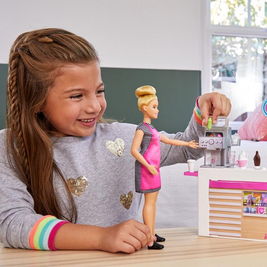 Barbie  Naschcafé Spielset und Puppe 