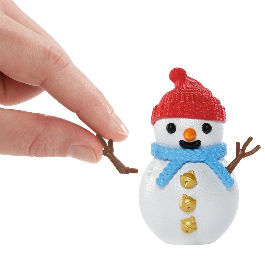 Enchantimals  Schneemann Deko-Spass Spielset mit Sharlotte Squirrel und Walnut  