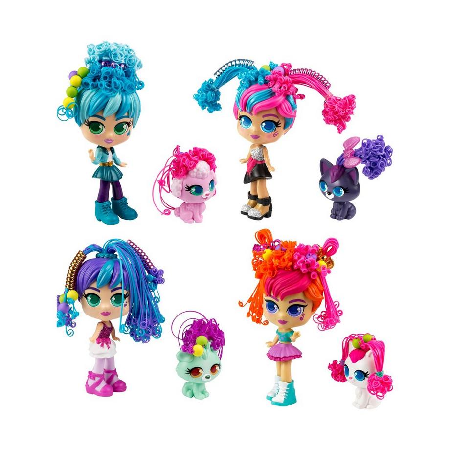 Silverlit  Curligirls Doll and Pet Deluxe Set, Zufallsauswahl 