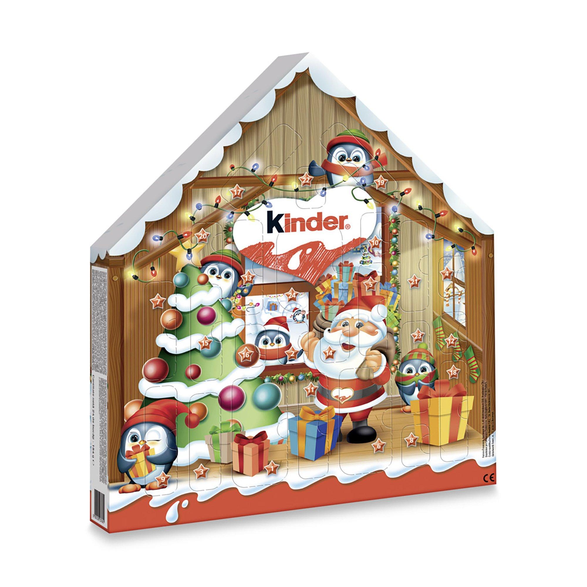 kinder XMAS Calendario dell'Avvento al cioccolato a sorpresa 