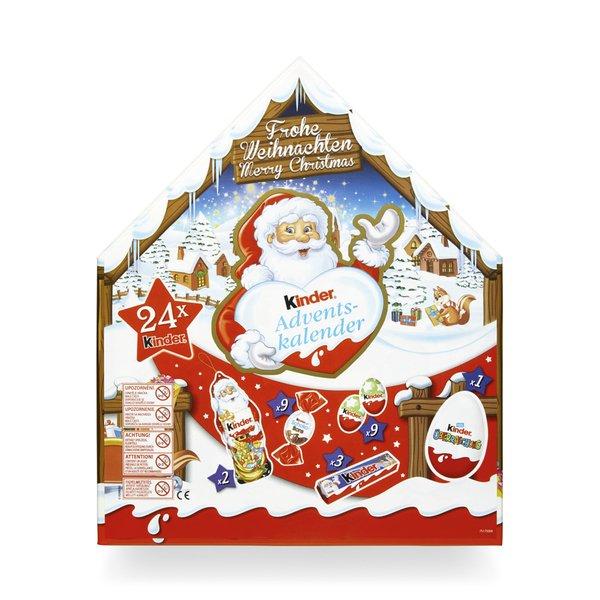 kinder XMAS Überraschungs Schokoladen Adventskalender 