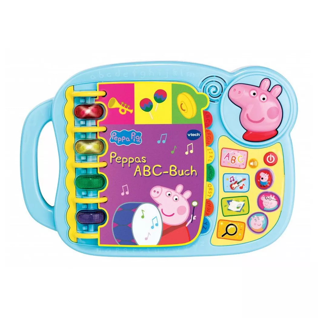 VTech - Peppas ABC-Buch, Deutsch, Multicolor