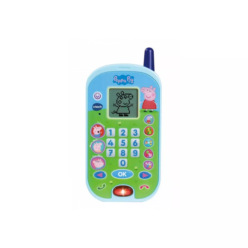 VTech - Peppas Lerntelefon, Deutsch, Multicolor