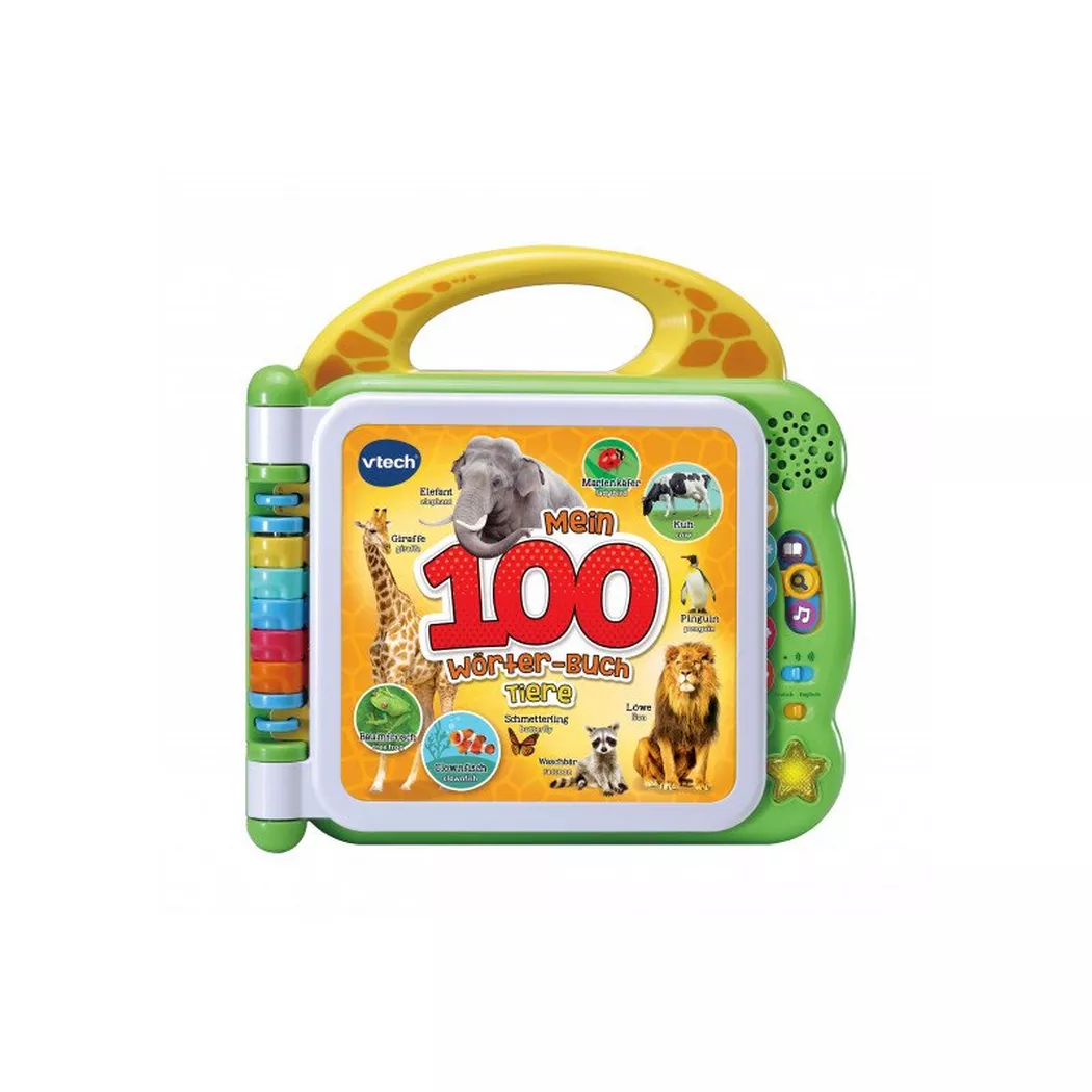 VTech - Mein 100-Wörter-Buch: Tiere, Deutsch, Multicolor