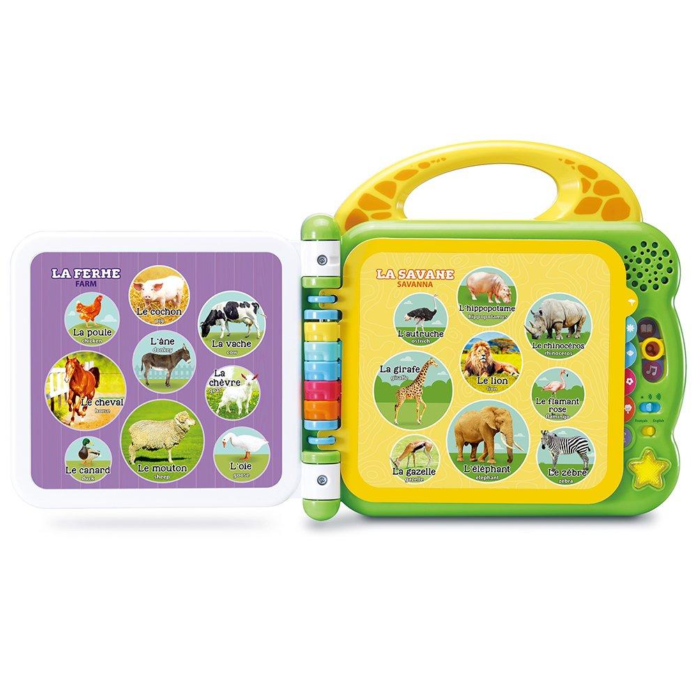 vtech  Mon imagier des animaux bilingue, Francese 
