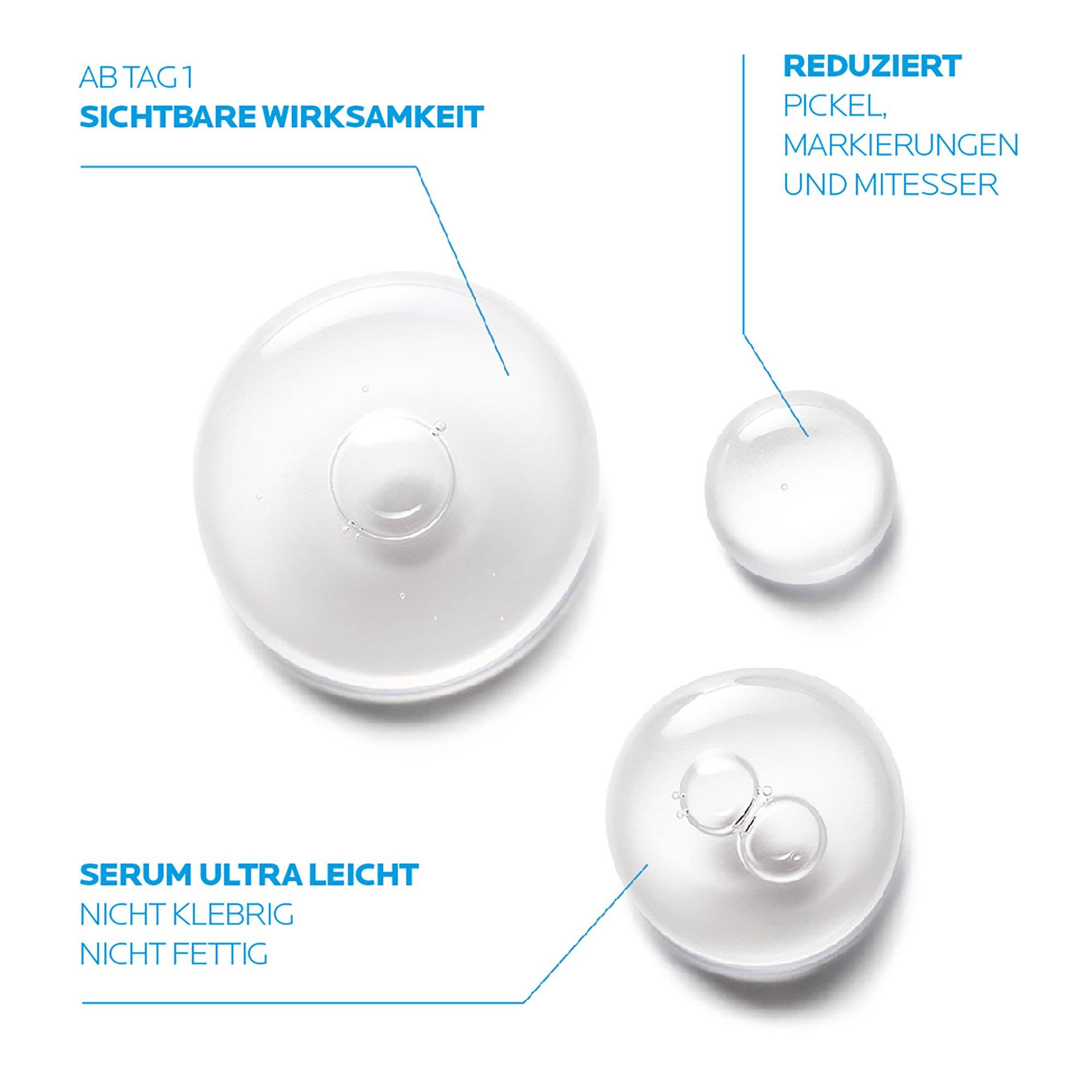 LA ROCHE POSAY Effaclar Serum pip Fl Effaclar Serum - Tägliches Konzentrat Gegen Hartnäckige Unreinheiten 