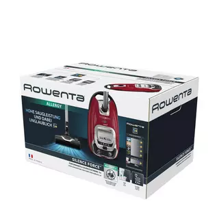 Rowenta Staubsauger Silence Force Allergy+ Rot