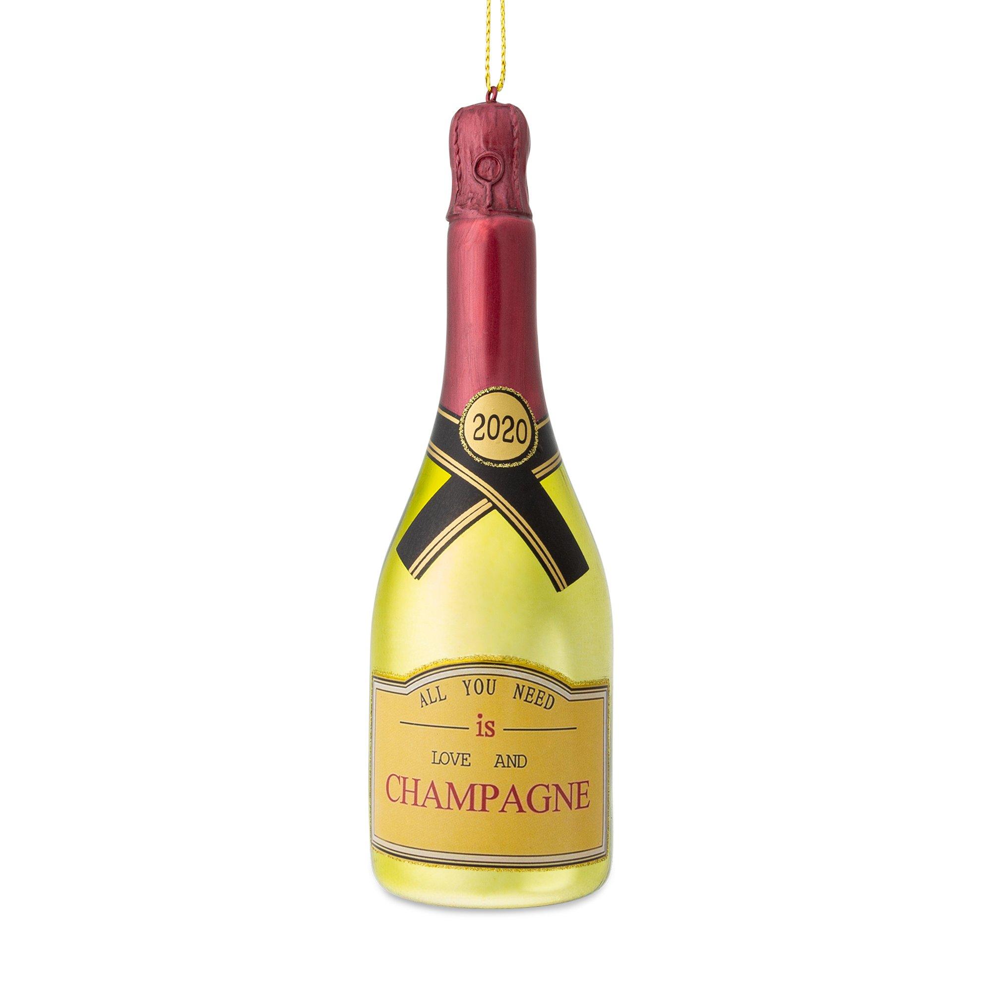 Image of Manor Collections Christbaumanhänger Ornament Champagne - 4.5X15CM