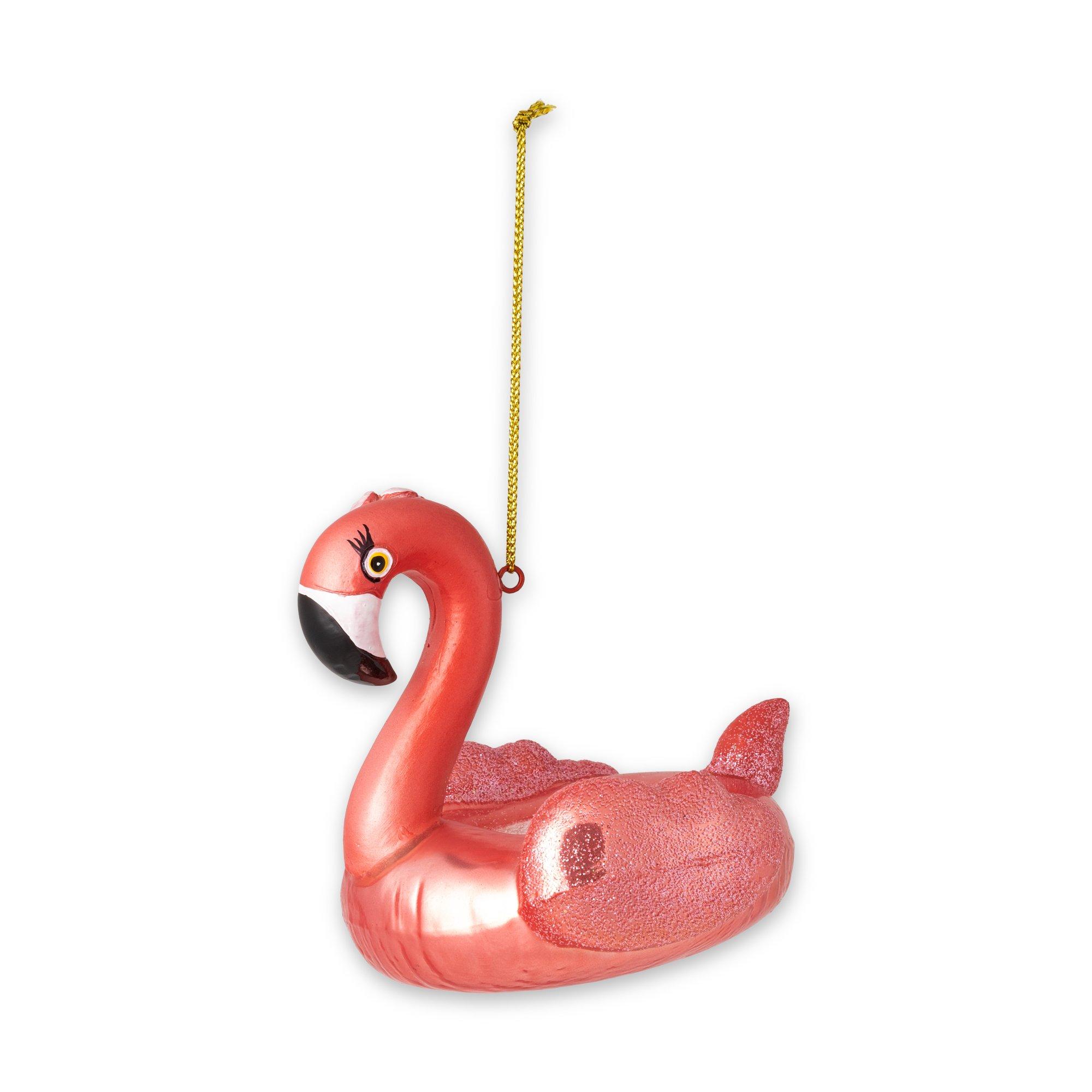 Image of Manor Collections Christbaumanhänger Ornament Flamingo - 9 x 9 cm