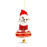 Manor Collections Weihnachtsdekoration Ornament Santa Dog Multicolor
