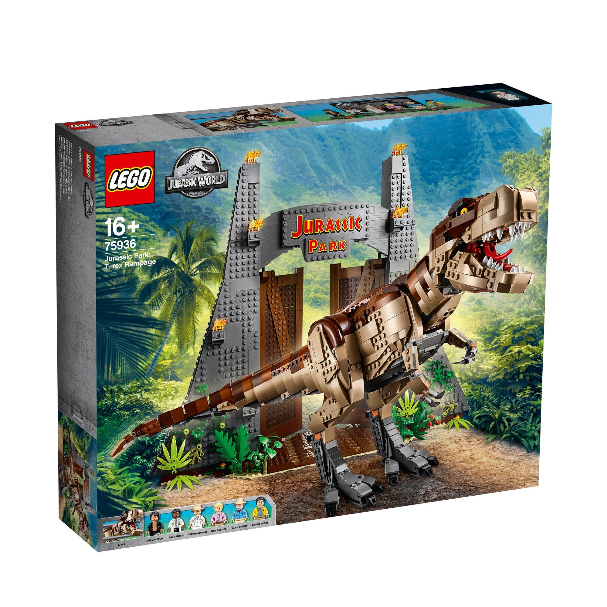 Image of 75936 Jurassic Park: T. Rex' Verwüstung Multicolor