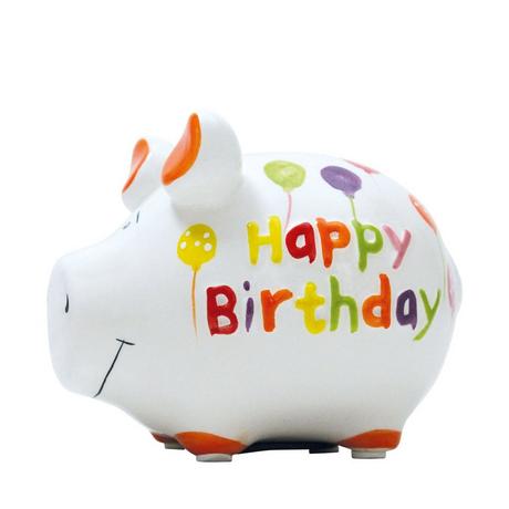 Buff Salvadanaio Happy Birthday 