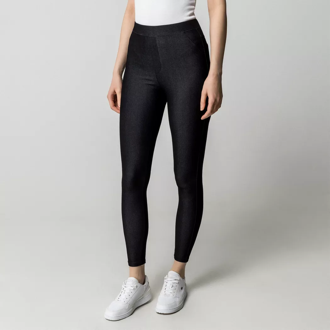 Manor Woman - Lange Leggings, für Damen, Black, Größe XL 4