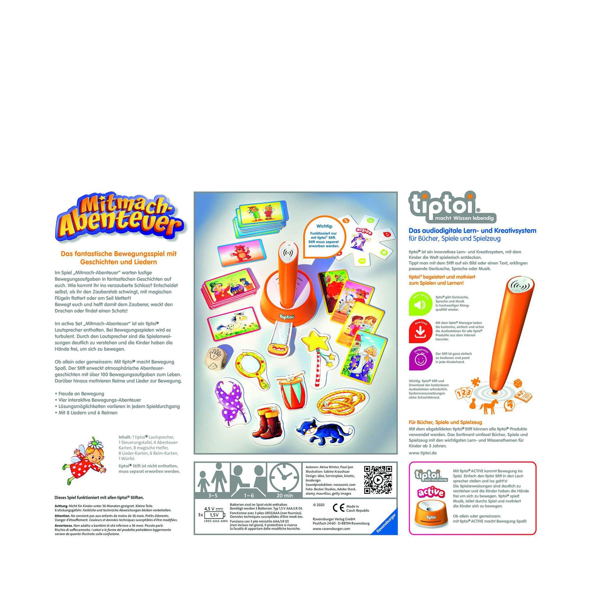 tiptoi  Active Set Unisciti all'avventura 