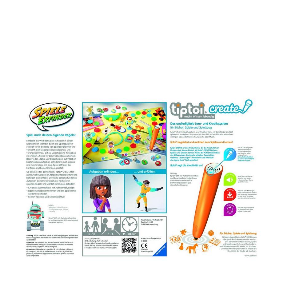 tiptoi  Create Spiele-Erfinder 