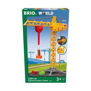 BRIO  Grande gru da cantiere con luce 