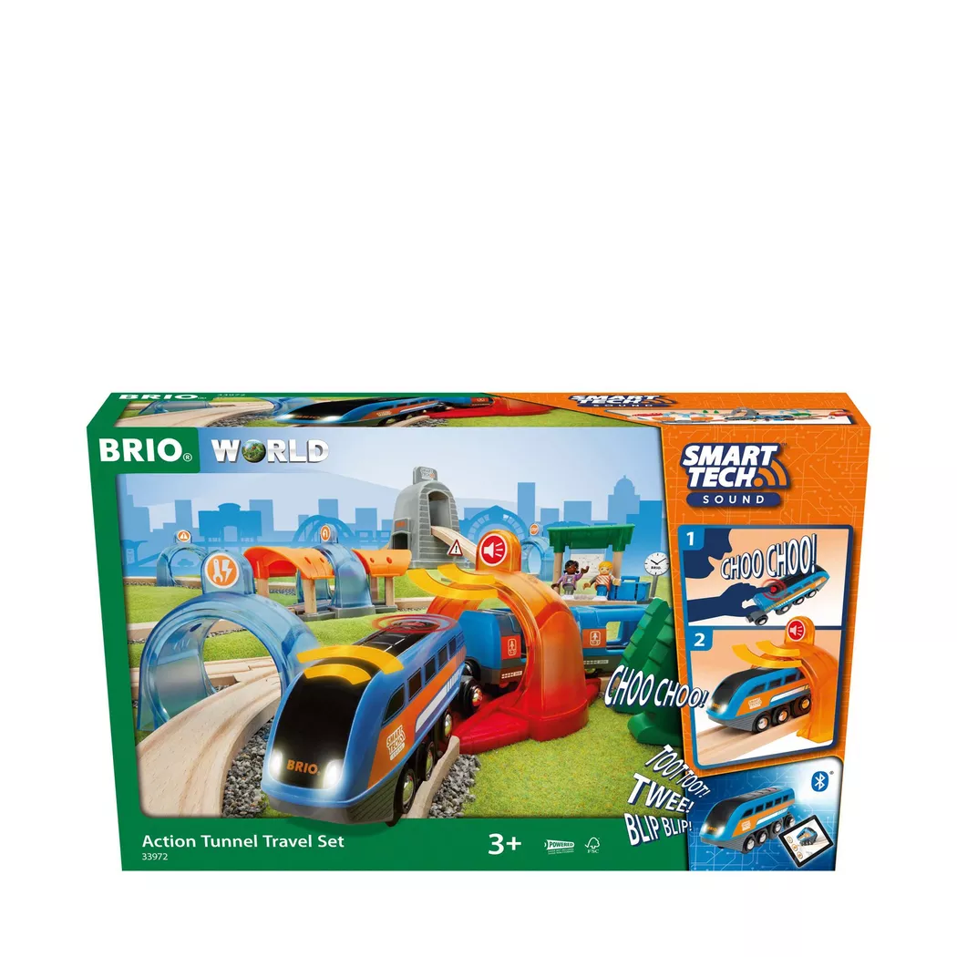 Brio Action Tunnel Travel Set (Smart Tech Sound)
