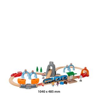 BRIO  Smart Tech Sound Action Tunnel Reisezug Set 