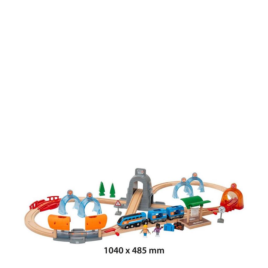 BRIO  Smart Tech Sound Action Tunnel Set di treni passeggeri 