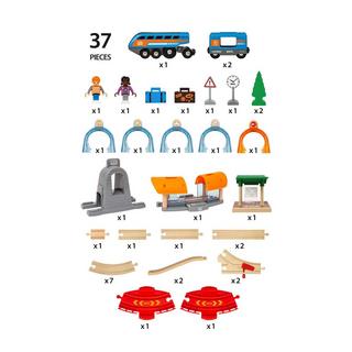 BRIO  Smart Tech Sound Action Tunnel Reisezug Set 
