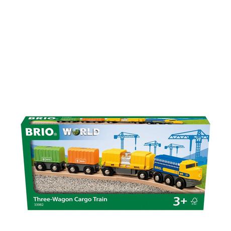 BRIO  Güterzug mit drei Waggons  