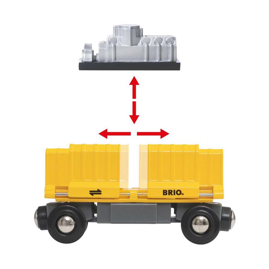 BRIO  Treno merci con tre vagoni  