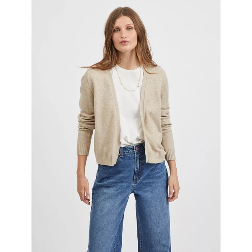 Vila Cardigan Ril Natural Melange XL Femme