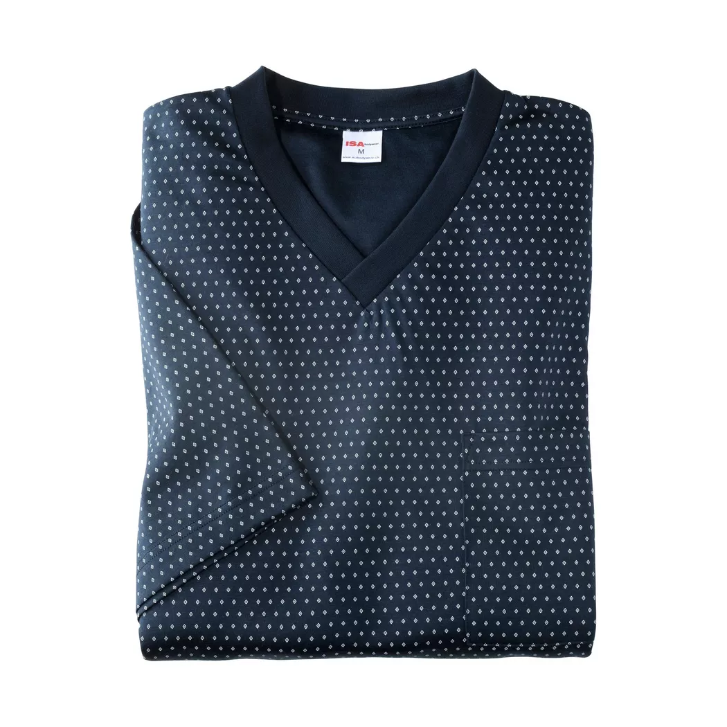 ISA bodywear - Pyjama-Set, für Herren, Dunkelblau, Größe L